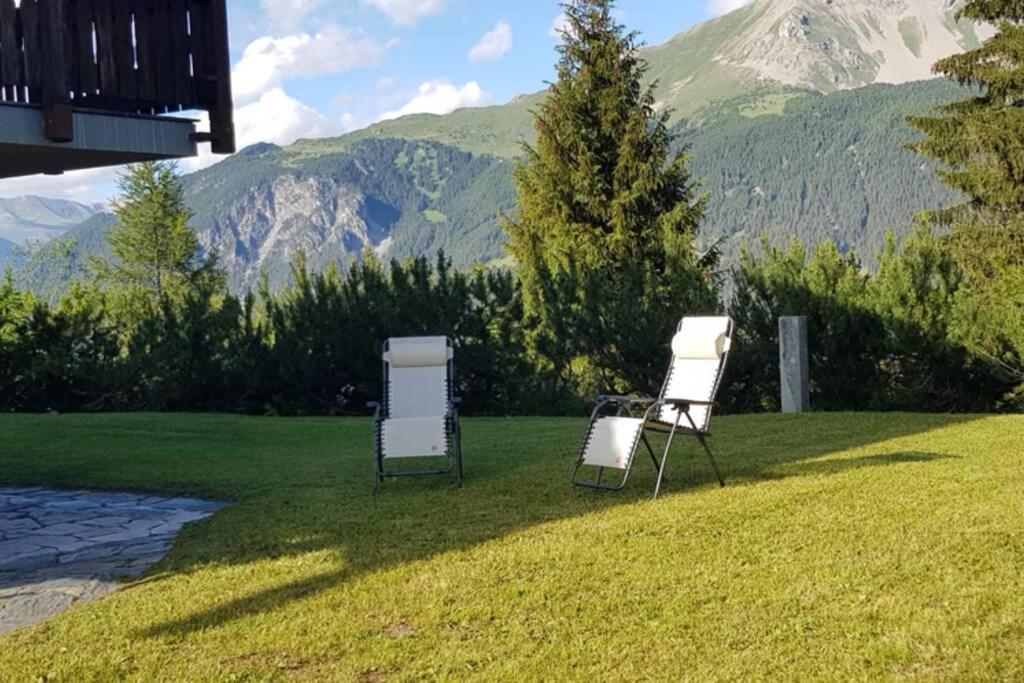 Chalet Wulli in der Nähe der Skianlagen Savognin Exterior foto